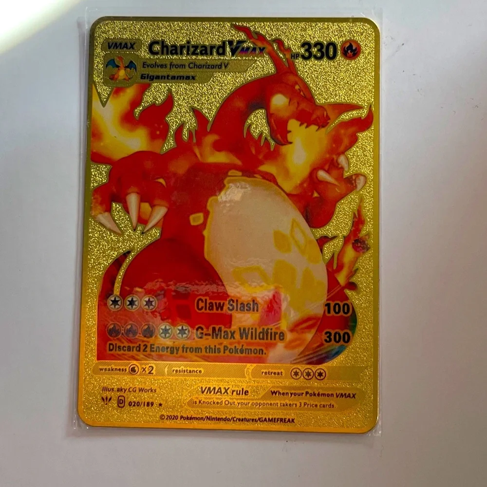 Pokmon | Toys | Pokmon Gold Metal Charizard Vmax Collectible Hp 33 | Poshmark Pokmon | Toys | Pokmon Gold Metal Charizard Vmax Collectible Hp 33 | Poshmark